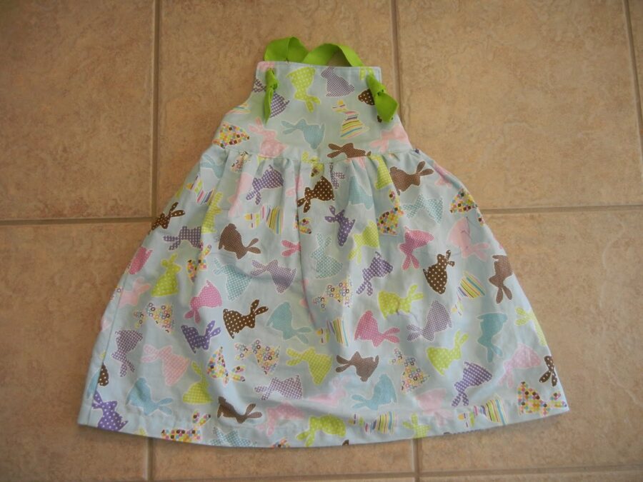 Easter Knot Apron Dress