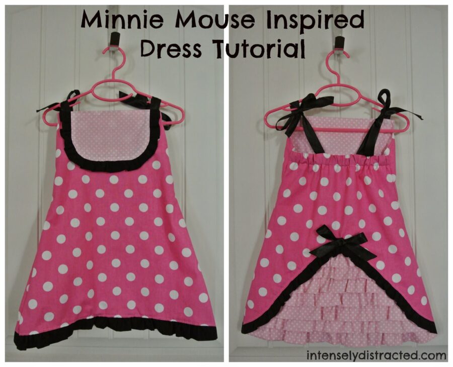 Minnie Mouse Inspired Dress Tutorial