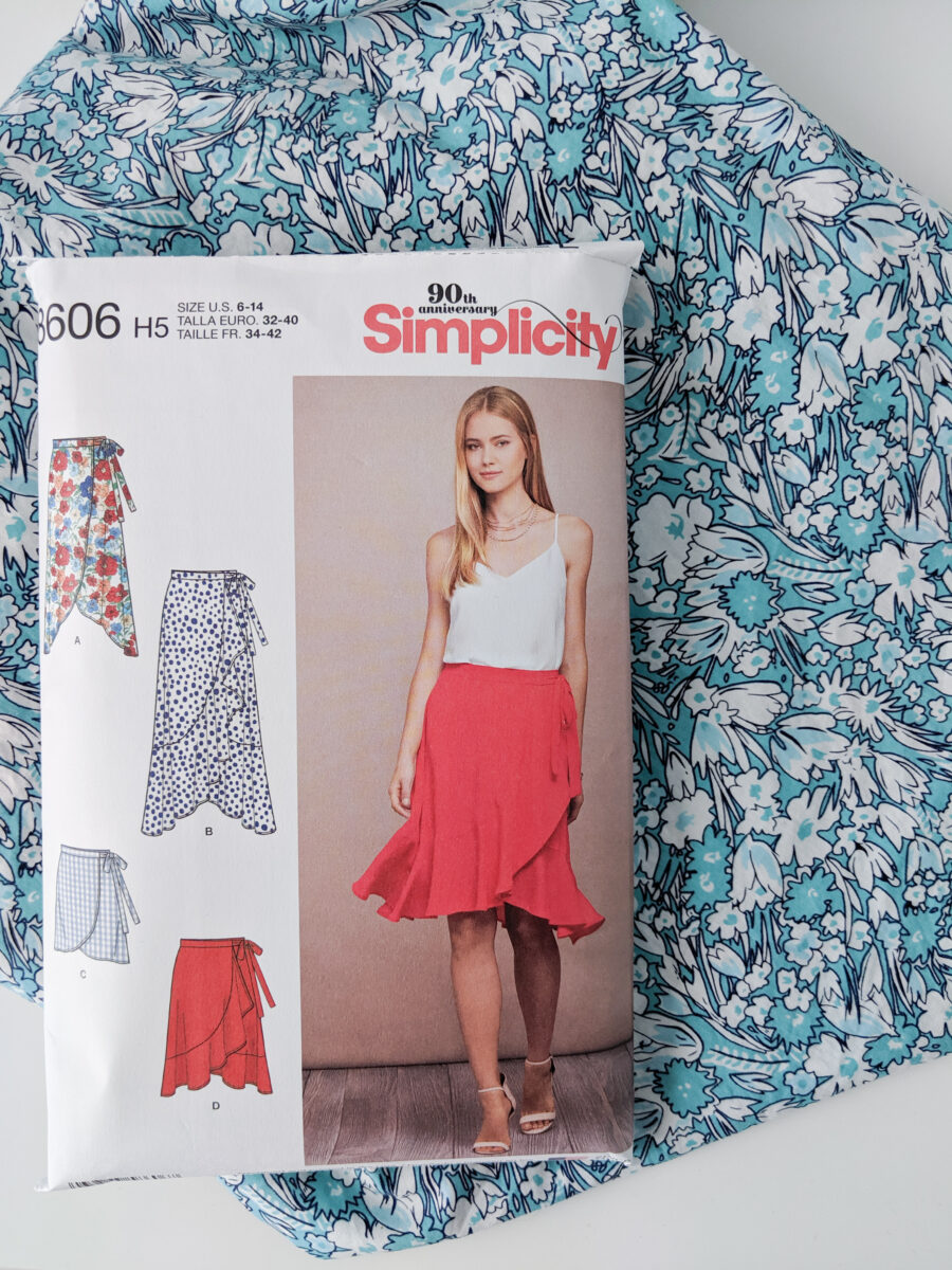 Simplicity 8606 Wrap Skirt